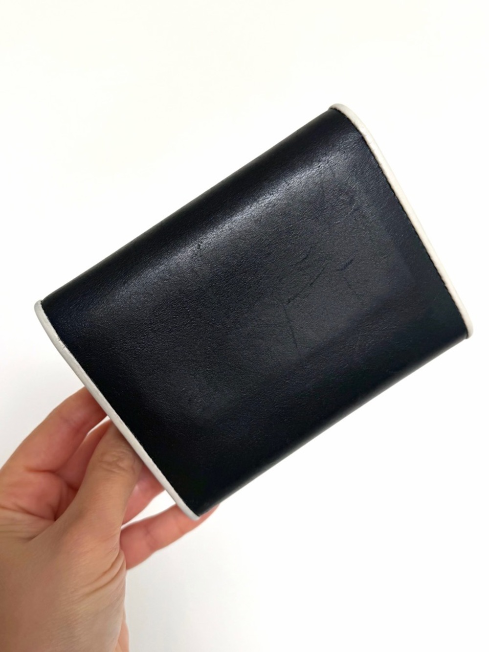 Delvaux Madame Black Leather Card Holder Wallet - Picture 4 of 11